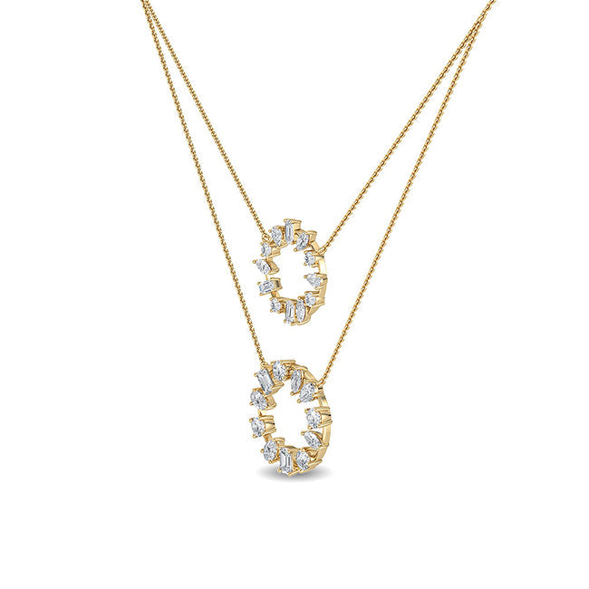 Medley Ring Layered Necklace otrodiamonds