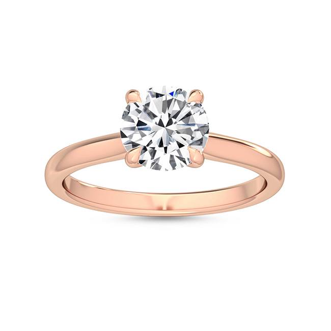 Classic 4 Prong Solitaire Ring otrodiamonds