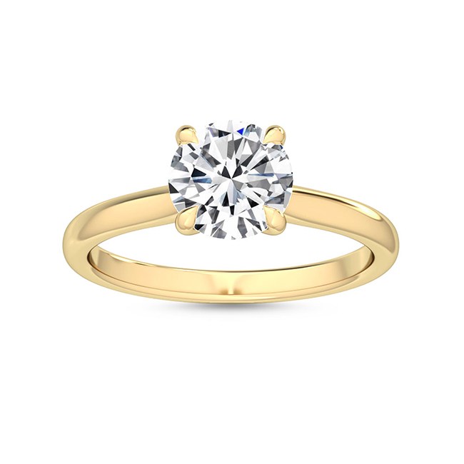 Classic 4 Prong Solitaire Ring otrodiamonds