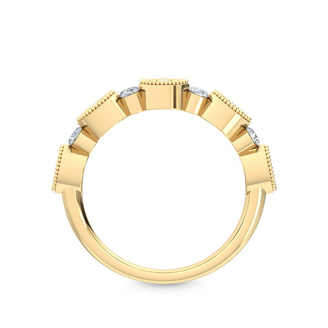 Evil Eye Ring Yellow Gold otrodiamonds