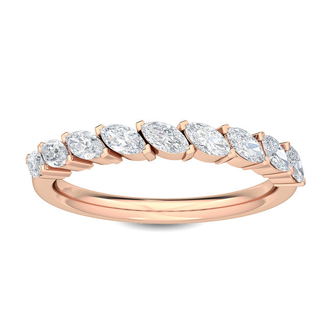 Marquise Wave Rose Gold otrodiamonds