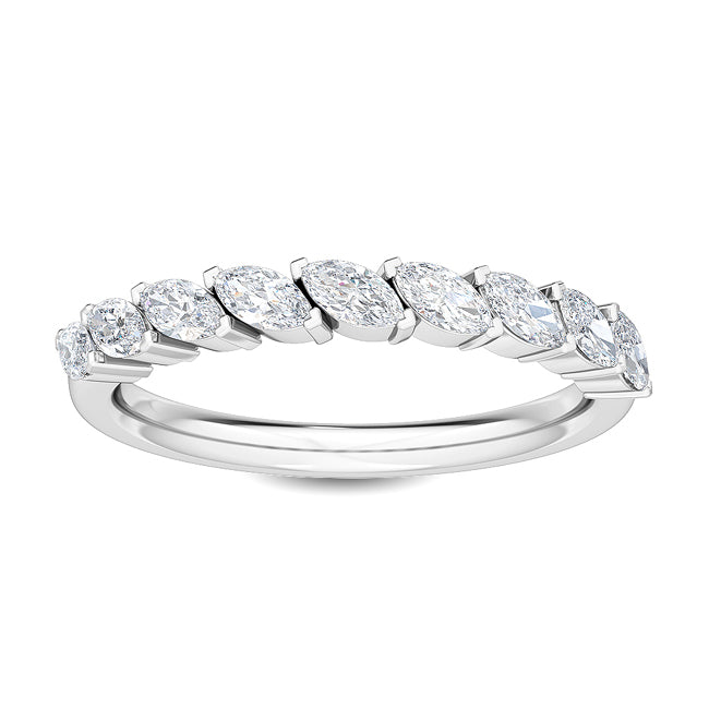 Marquise Wave White Gold