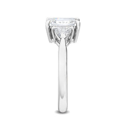 Trilliant Emerald Engagement Ring otrodiamonds