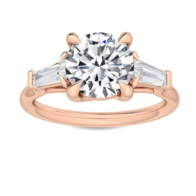 3 stone Round engagement ring otrodiamonds