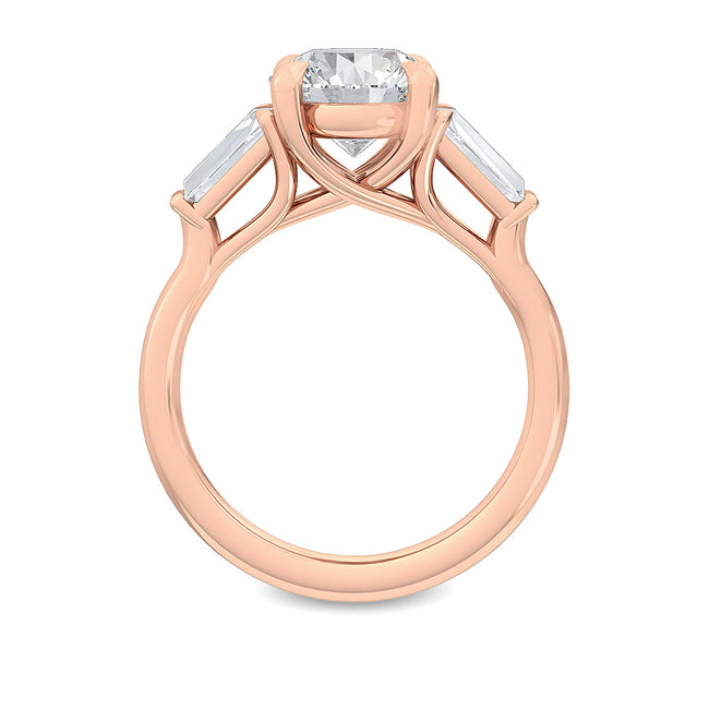 3 stone Round engagement ring otrodiamonds