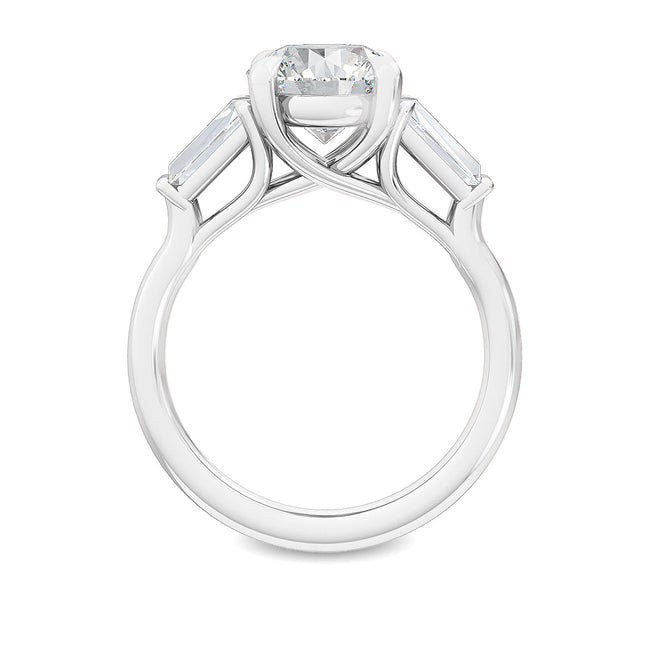 3 stone Round engagement ring otrodiamonds