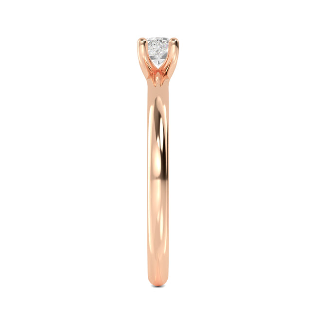 Solitaire Hexagon cut Ring otrodiamonds