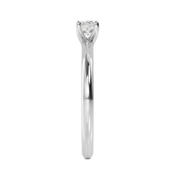 Solitaire Hexagon cut Ring otrodiamonds