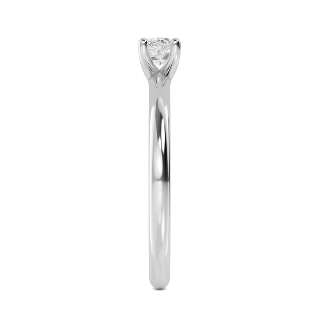 Solitaire Hexagon cut Ring otrodiamonds