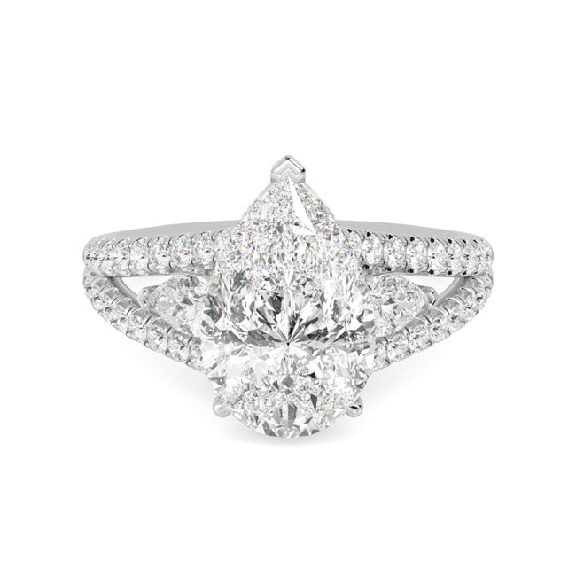 Pear Pave  Band otrodiamonds