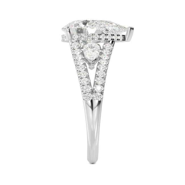 Pear Pave  Band otrodiamonds