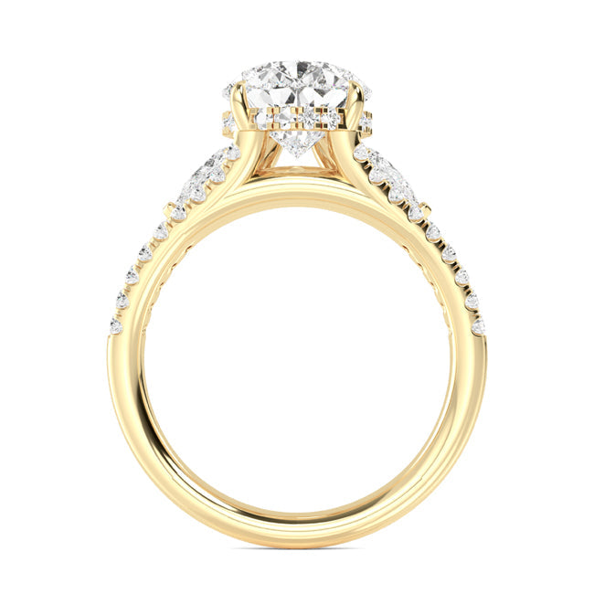 Pear Pave  Band otrodiamonds