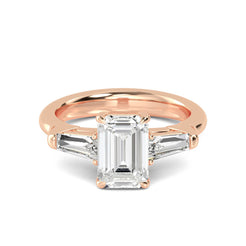 Trilliant Emerald  Band otrodiamonds