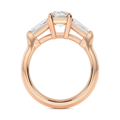 Trilliant Emerald  Band otrodiamonds