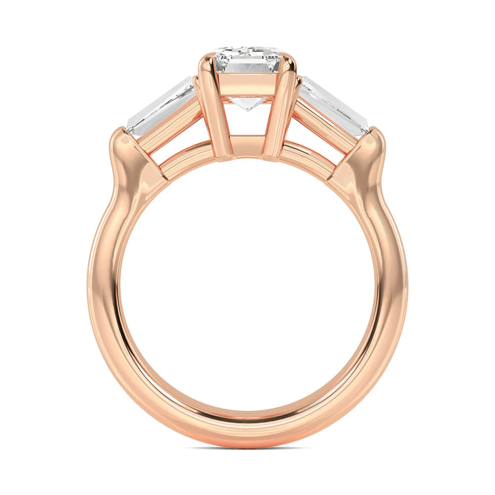 Trilliant Emerald  Band otrodiamonds