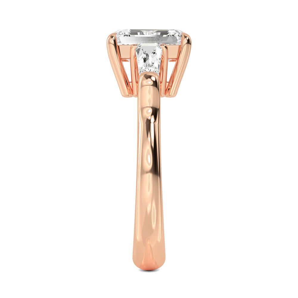 Trilliant Emerald  Band otrodiamonds