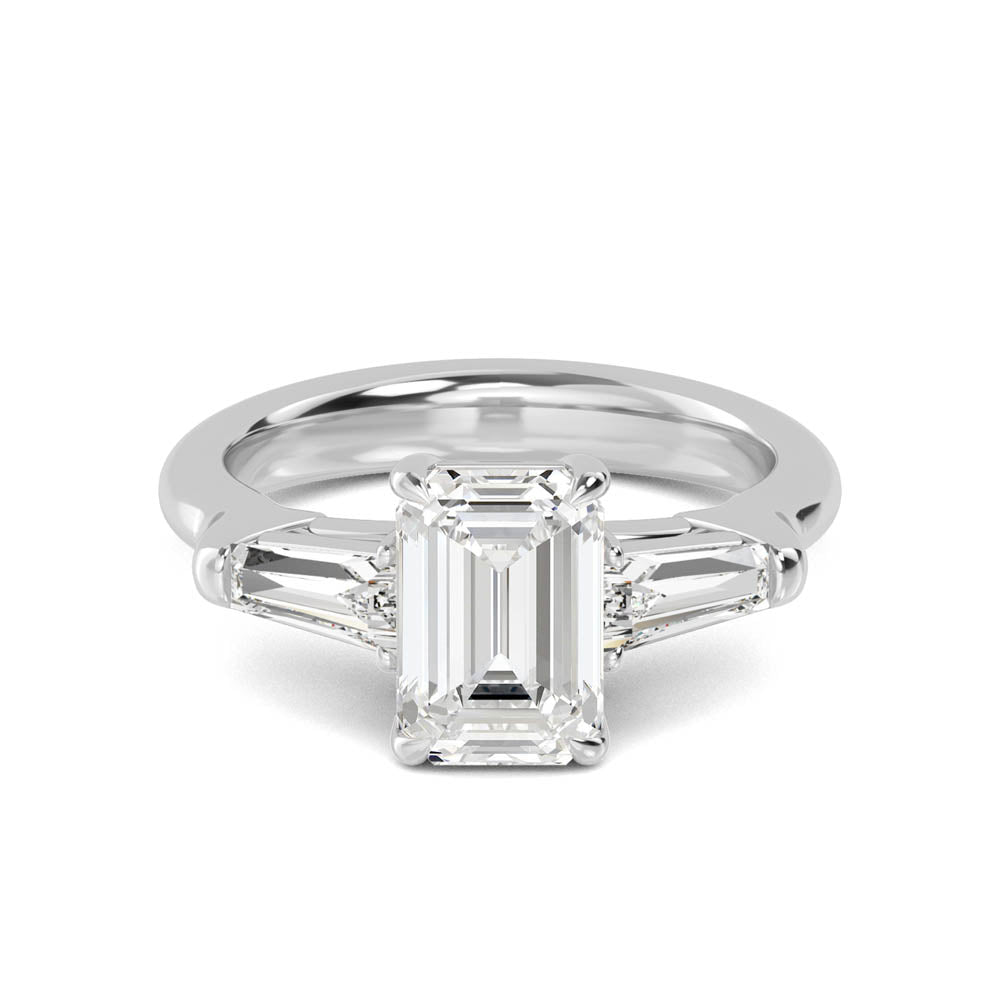 Trilliant Emerald  Band otrodiamonds