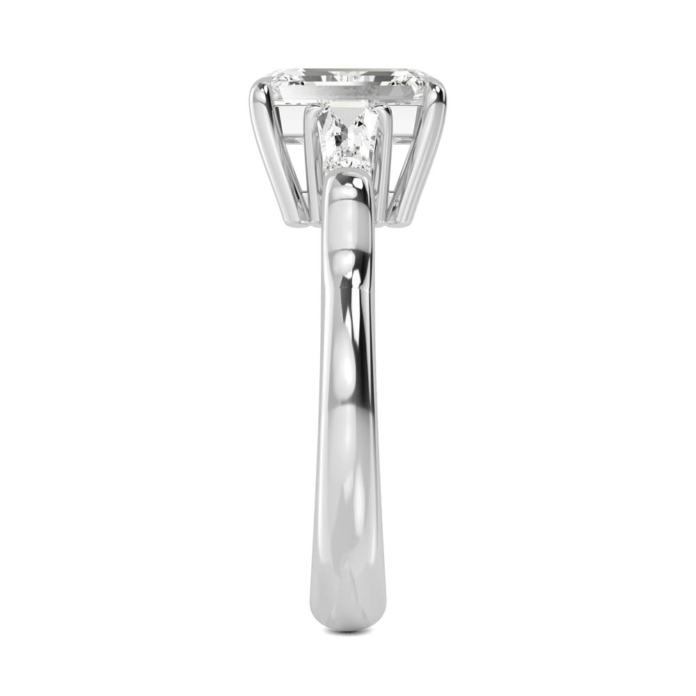Trilliant Emerald  Band otrodiamonds