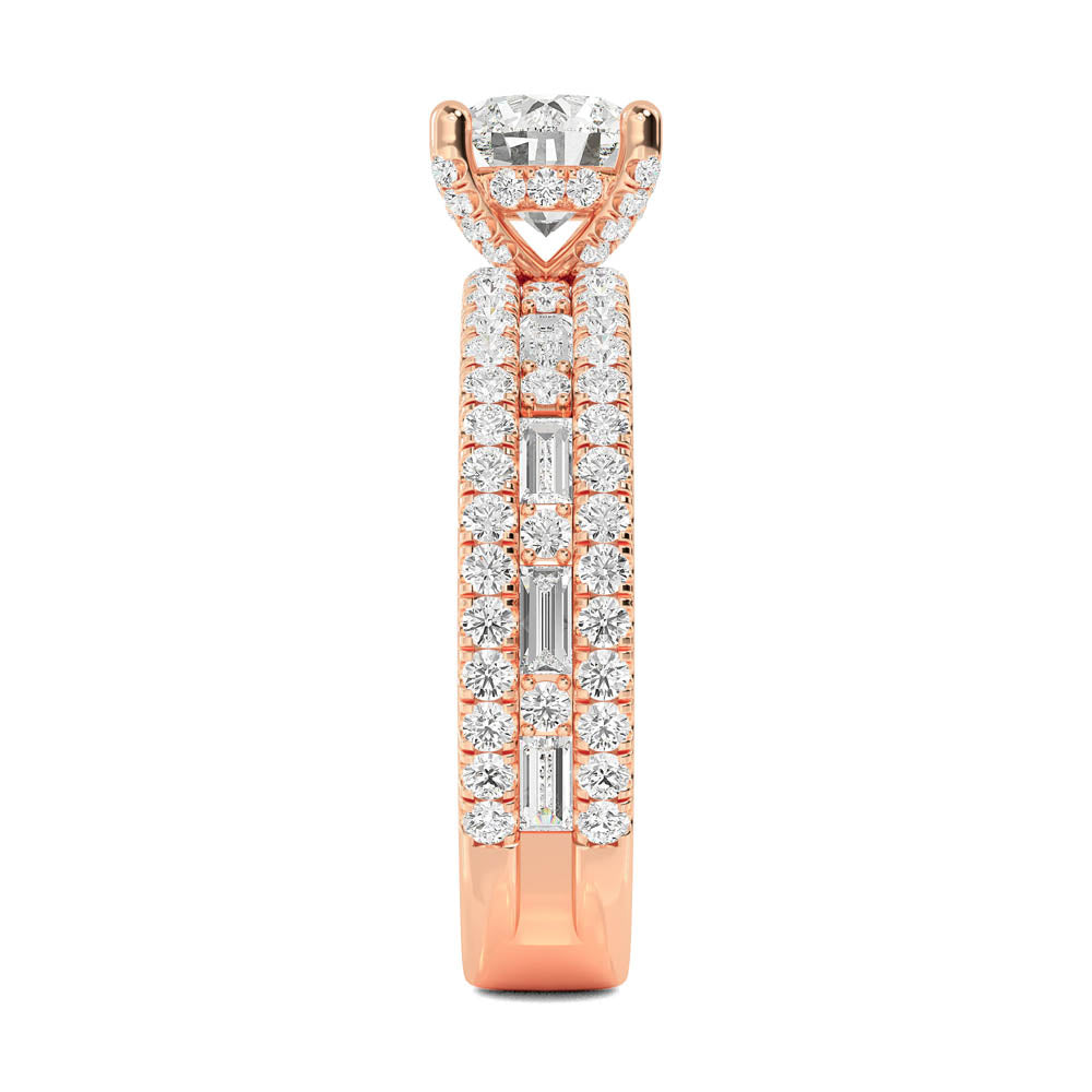 Classic Halo Engagement Ring otrodiamonds
