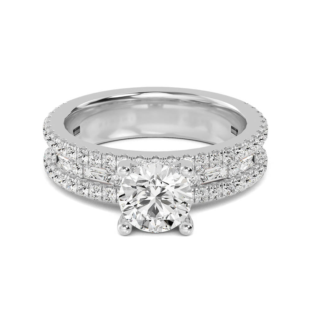 Classic Halo Engagement Ring otrodiamonds