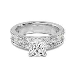 Classic Halo Engagement Ring otrodiamonds