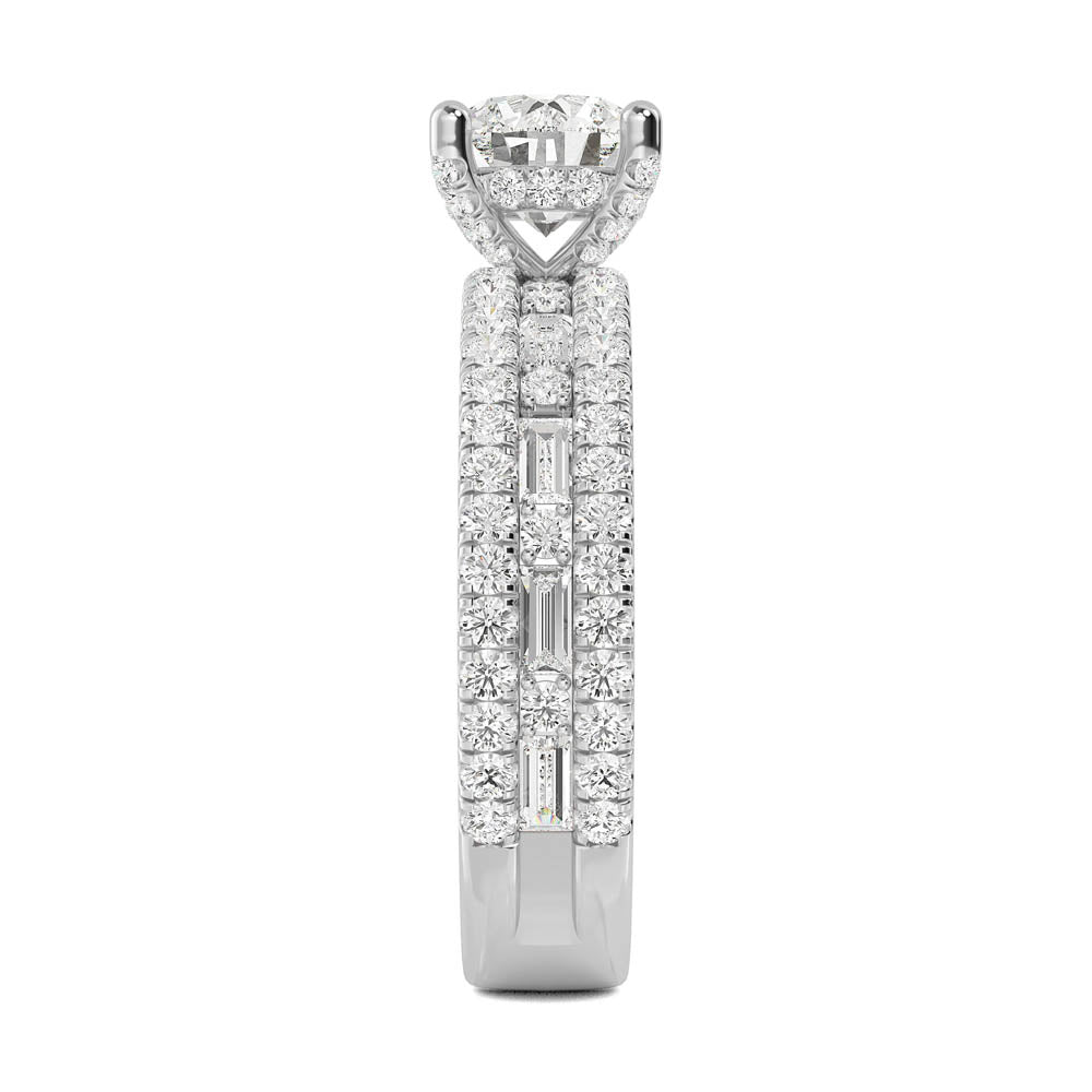 Classic Halo Engagement Ring otrodiamonds