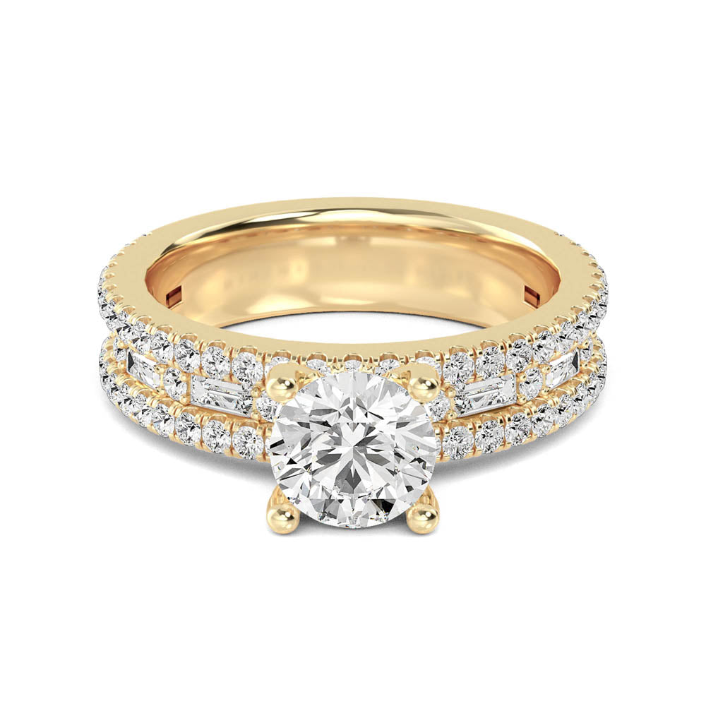 Classic Halo Engagement Ring otrodiamonds