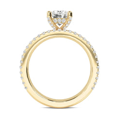 Classic Halo Engagement Ring otrodiamonds