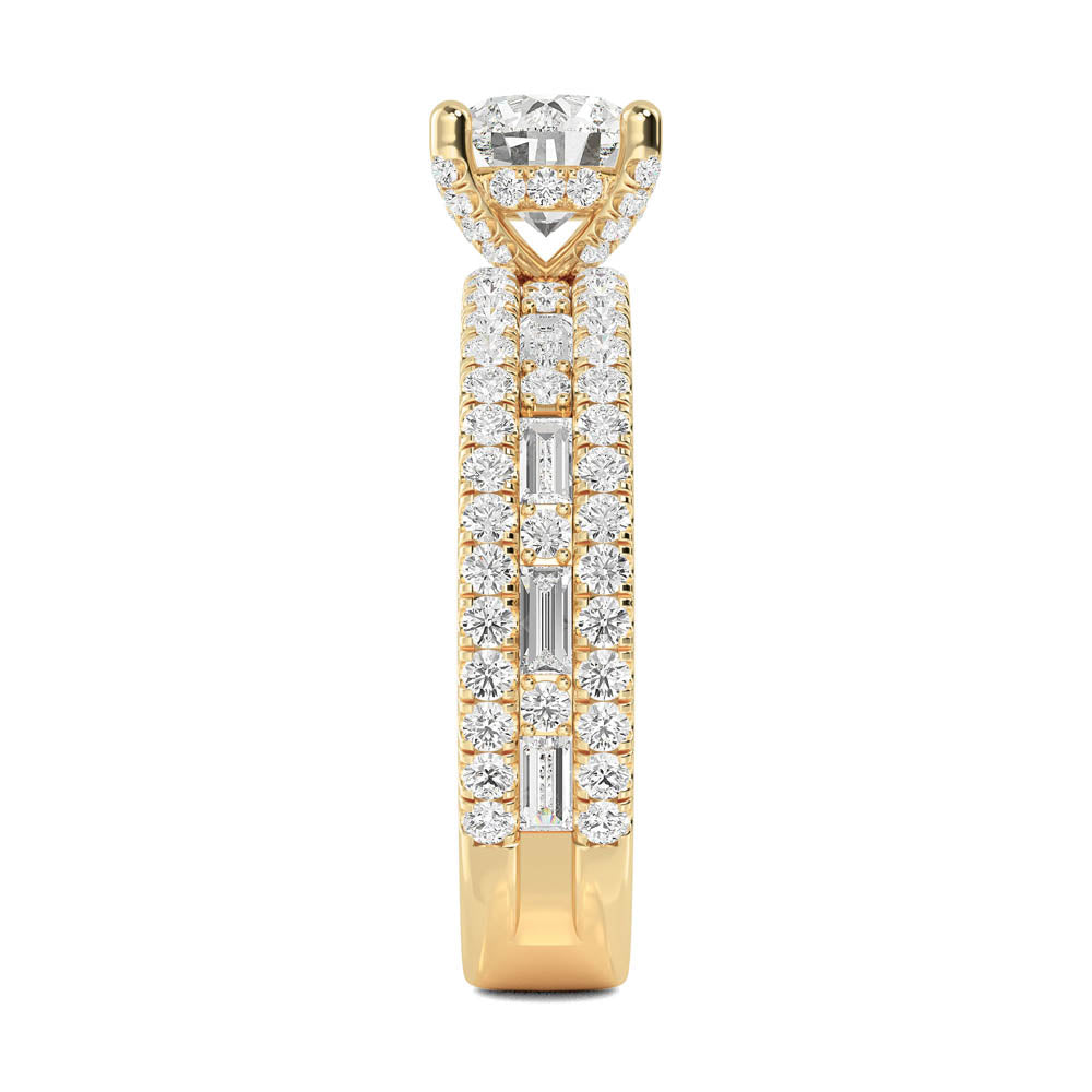Classic Halo Engagement Ring otrodiamonds
