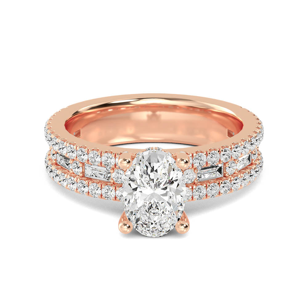 Classic Halo Engagement Ring otrodiamonds