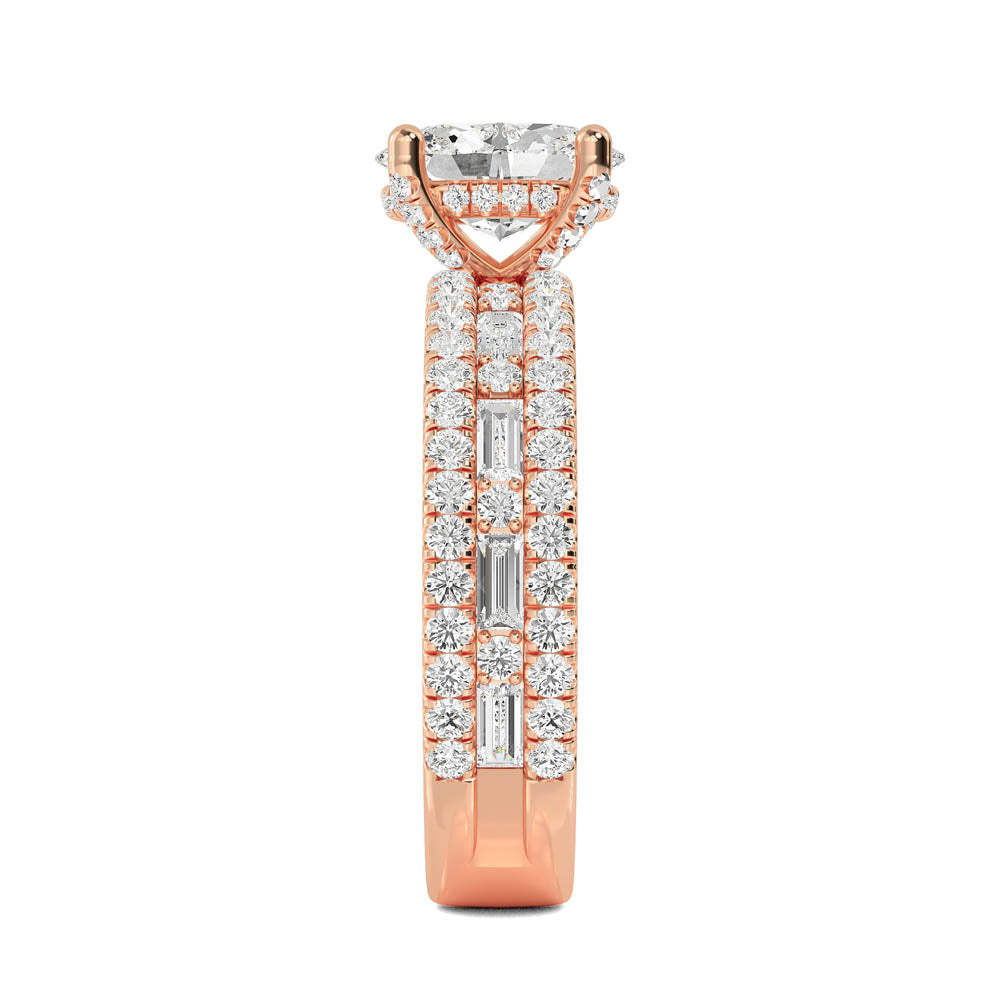 Classic Halo Engagement Ring otrodiamonds