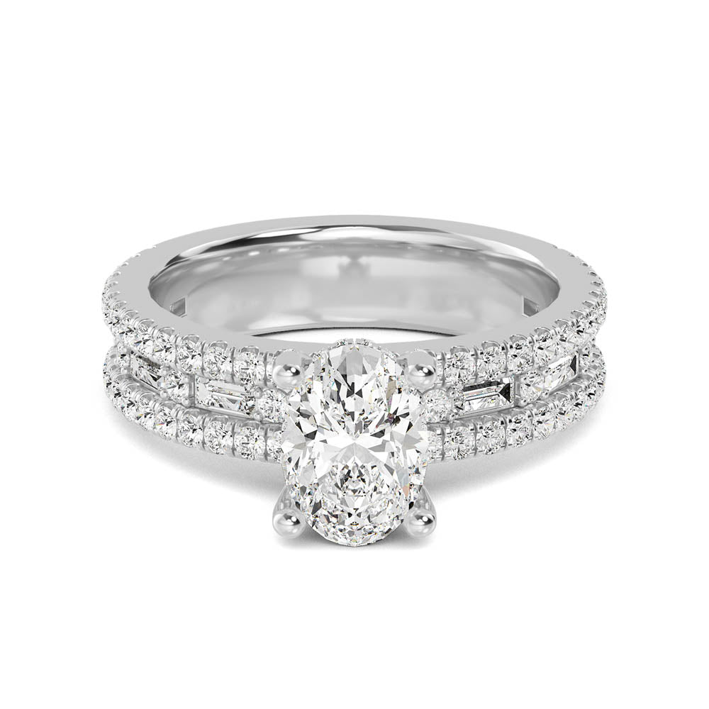 Classic Halo Engagement Ring otrodiamonds