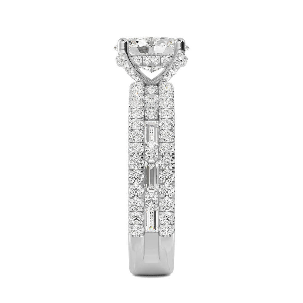 Classic Halo Engagement Ring otrodiamonds