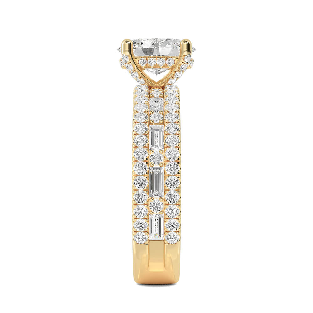 Classic Halo Engagement Ring otrodiamonds