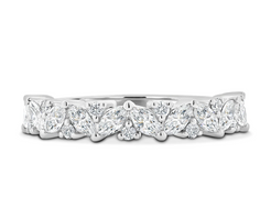 Round and Marquise Accent Wedding Ring otrodiamonds