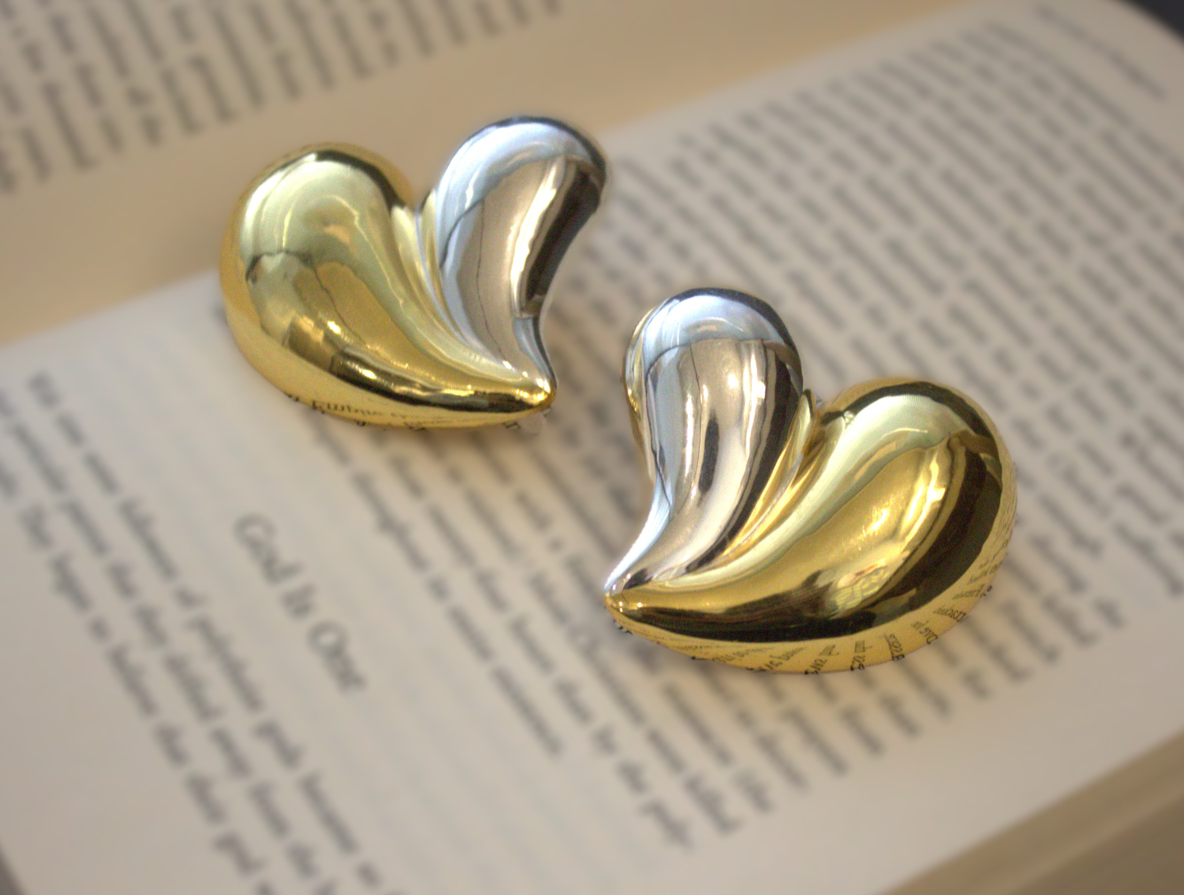 Puffy Heart Earrings