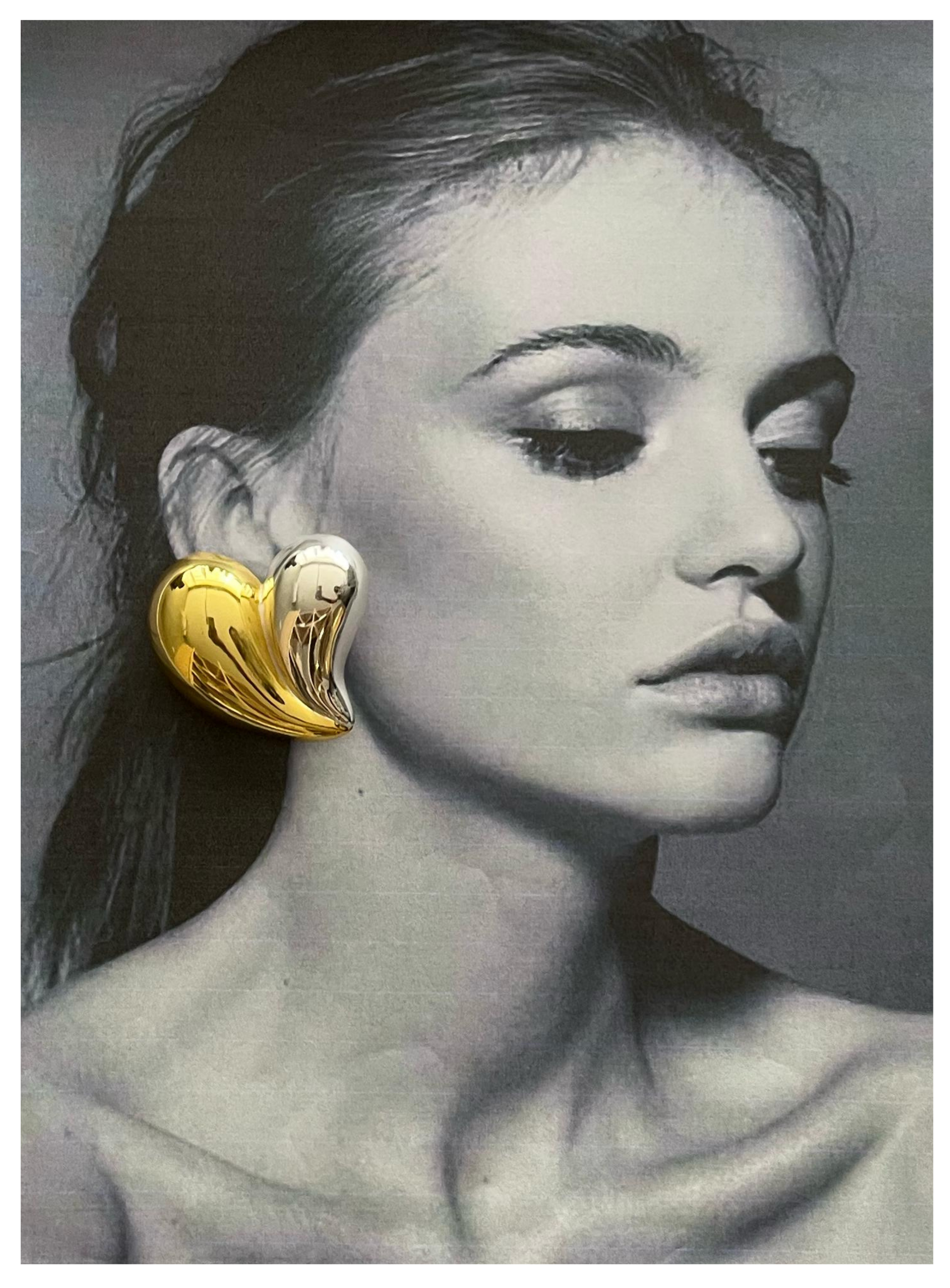 Puffy Heart Earrings